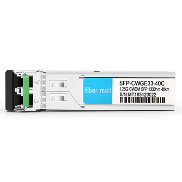 アリスタネットワークスSFP-1G-CW-1330互換1.25GCWDM SFP 1330nm 40km LC SMFDDMトランシーバーモジュール