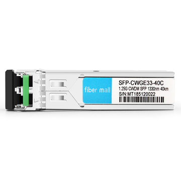وحدة الإرسال والاستقبال Cisco CWDM-SFP-1330 متوافقة مع 1.25G CWDM SFP 1330nm 40km LC SMF DDM