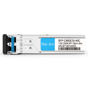 Arista Networks SFP-1G-CW-1350 Compatible 1.25G CWDM SFP 1350nm 40km LC SMF DDM Módulo transceptor