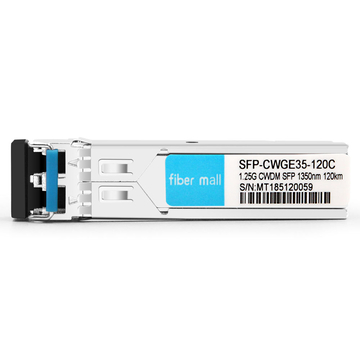 Ciena CWDM-SFP11-1350 Compatible 1.25G CWDM SFP 1350nm 110km LC SMF DDM Transceiver Module