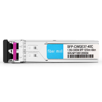 Módulo transmisor-receptor compatible con Cisco CWDM-SFP-1370 1.25G CWDM SFP 1370nm 40km LC SMF DDM