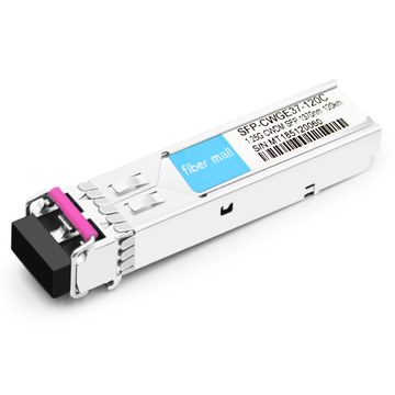 Ciena CWDM-SFP13-1370 Compatible 1.25G CWDM SFP 1370nm 130km LC SMF DDM Transceiver Module