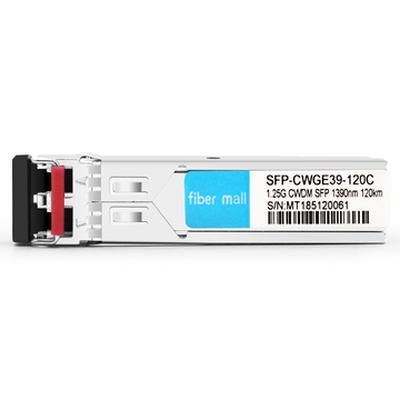 Ciena CWDM-SFP11-1390 متوافق مع 1.25G CWDM SFP 1390nm 110km LC SMF DDM وحدة الإرسال والاستقبال