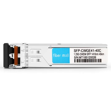 Alcatel-Lucent SFP-GIG-41CWD40 Совместимый модуль приемопередатчика 1.25G CWDM SFP 1410 нм 40 км LC SMF DDM