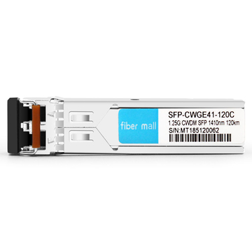 Ciena CWDM-SFP11-1410 Compatible 1.25G CWDM SFP 1410nm 110km LC SMF DDM Transceiver Module