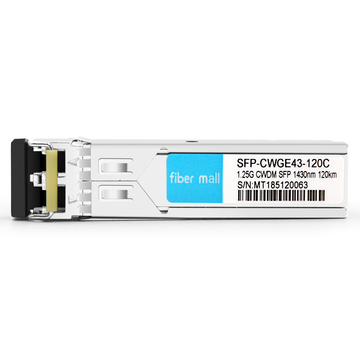 Ciena CWDM-SFP11-1430 호환 1.25G CWDM SFP 1430nm 110km LC SMF DDM 트랜시버 모듈