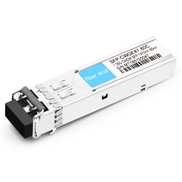 HPE JD113A Compatible 1.25G CWDM SFP 1470nm 70km LC SMF DDM Transceiver Module