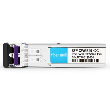 Extreme CWDM-SFP-1490 Compatível 1.25G CWDM SFP 1490nm 40km LC SMF DDM Transceiver Module