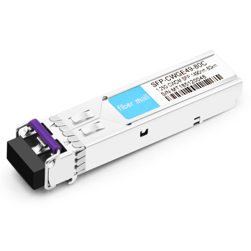 Módulo transmisor-receptor compatible 1491G CWDM SFP 1.25nm 1491km LC SMF DDM de Huawei CWDM-SFPGE-80