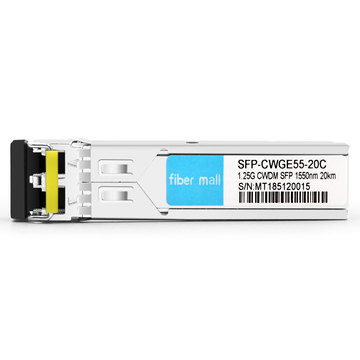 Arista Networks SFP-1G-CW-1550-20 호환 1.25G CWDM SFP 1550nm 20km LC SMF DDM 트랜시버 모듈