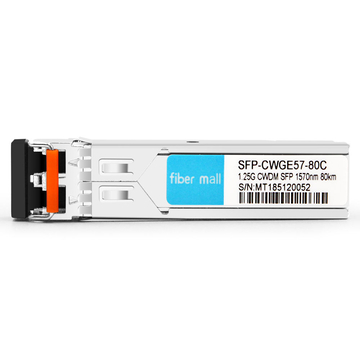 Módulo transmisor-receptor compatible 1571G CWDM SFP 1.25nm 1571km LC SMF DDM de Huawei CWDM-SFPGE-80