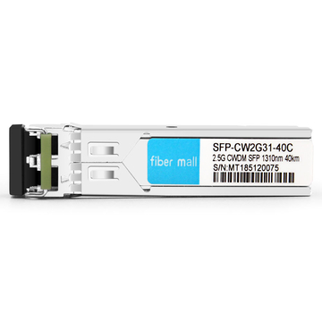 SFP-CW2G31-40C 2.5 G CWDM SFP 1310 nm 40 km LC SMF DDM-Transceiver-Modul