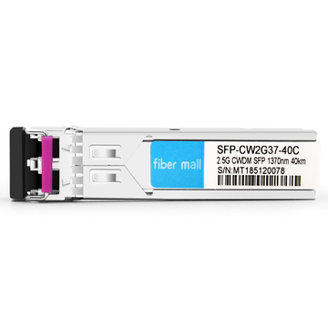 Módulo transmisor-receptor SFP-CW2G37-40C 2.5G CWDM SFP 1370nm 40km LC SMF DDM