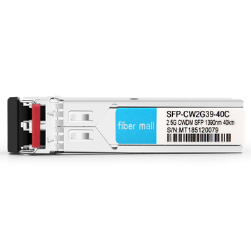 SFP-CW2G39-40C 2.5G CWDM SFP 1390nm 40km LC SMF DDM وحدة الإرسال والاستقبال