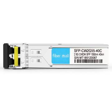 SFP-CW2G55-40C 2.5G CWDM SFP 1550nm 40km LC SMFDDMトランシーバーモジュール