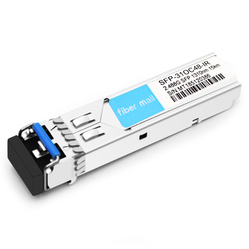 Alcatel-Lucent 3HE00046AA Compatible 2.488G OC48/STM-16 SFP IR 1310nm 15km LC SMF DDM Transceiver Module