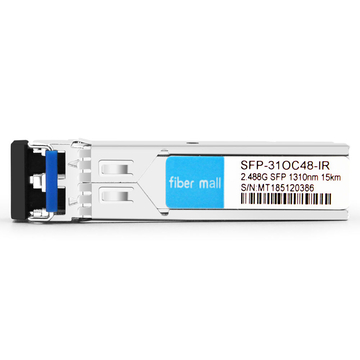 Module émetteur-récepteur Brocade OC48-SFP-IR1 Compatible 2.488G OC48 / STM-16 SFP IR1 1310nm 15km LC SMF DDM