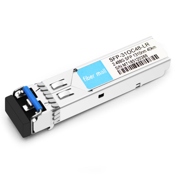 Brocade OC48-SFP-LR1 Compatible 2.488G OC48/STM-16 SFP LR1 1310nm 40km LC SMF DDM Transceiver Module