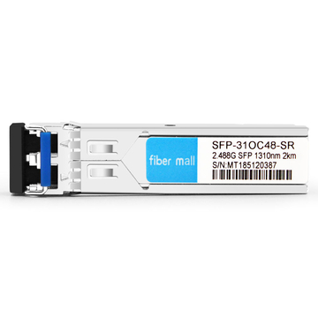 Cisco ONS-SI-2G-S1 Compatible 2.488G OC48/STM-16 SFP SR 1310nm 2km LC SMF DDM Transceiver Module