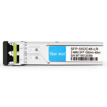 Module émetteur-récepteur SFP-55OC48-LR 2.488G OC48 / STM-16 SFP LR 1550nm 40km LC SMF DDM