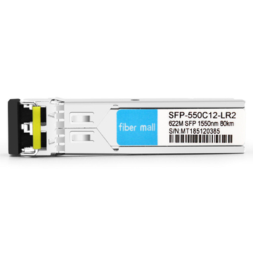 Brocade OC12-SFP-LR2-kompatibles 622M OC12/STM-4 SFP LR2 1550nm 80km LC SMF DDM Transceiver-Modul