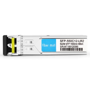 Cisco ONS-SI-622-L2 Compatible 622M OC12 / STM-4 SFP LR2 1550nm 80km LC SMF DDM Módulo transceptor