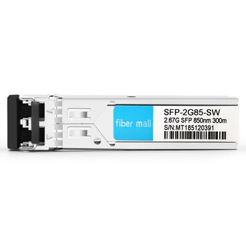 Module émetteur-récepteur Cisco DS-SFP-FC-2G-SW compatible 2.67G SFP SW 850nm 300m LC MMF DDM