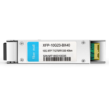 DellGP-XFP-10GBX-U-40互換性のある10GBX BIDI XFP TX1270nm / RX1330nm 40km LC SMFDDMトランシーバモジュール