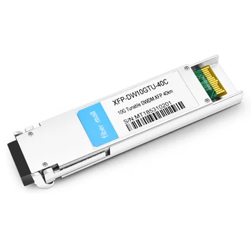 XFP-DW10GTU-40C Настраиваемый 10G DWDM XFP 50 ГГц 1529.16 нм ～ 1568.36 нм 40 км LC SMF модуль приемопередатчика DDM