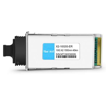 Cisco X2-10GB-ER Compatible 10G X2 ER 1550nm 40km SC SMF DDM Transceiver Module