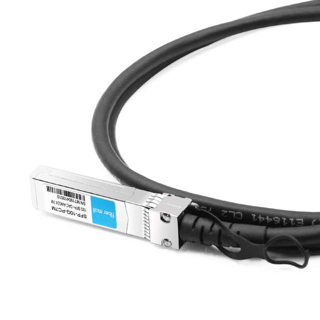 Câble SFP+ DAC 10G Cuivre 1m - Compatible Cisco, Ubiquiti, Mikrotik - 10Gb/s Passif - 7