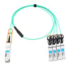 Fortinet FG-TRAN-QSFP-4XSFP-совместимый 1 м (3 фута) 40G QSFP + к четырем 10G SFP + активный оптический переходной кабель