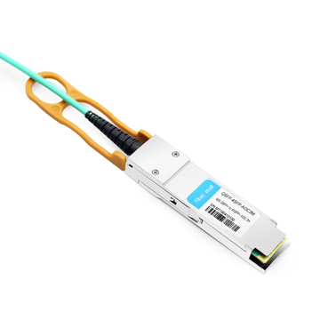 Dell CBL-QSFP-4X10G-AOC3M Compatible 3m (10ft) 40G QSFP+ to Four 10G SFP+ Active Optical Breakout Cable