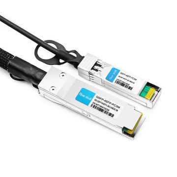 Arista Networks CAB-Q-S-3M Compatible 3m (10ft) 40G QSFP+ to Four 10G SFP+ Copper Direct Attach Breakout Cable