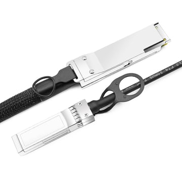 Intel X4DACBL7 Compatible 7m (23ft) 40G QSFP+ to Four 10G SFP+ Copper Direct Attach Breakout Cable