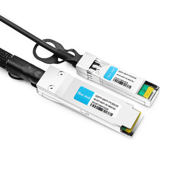 IBM BN-QS-SP-CBL-50CM Compatible 50cm (1.6ft) 40G QSFP+ to Four 10G SFP+ Copper Direct Attach Breakout Cable