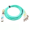 F5 Networks F5-UPG-QSFP+AOC3M 호환 3m(10ft) 40G QSFP+ ~ 8 LC 커넥터 액티브 광 브레이크아웃 케이블