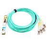 F5 Networks OPT-0029-03 Compatível 3m (10 pés) 40G QSFP + para 8 LC Conector Active Optical Breakout Cable