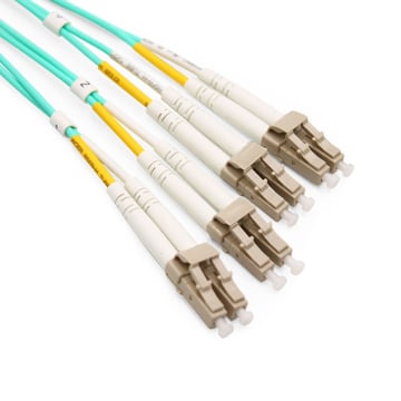 H3C QSFP-8LC-D-AOC-10M 호환 10m(33ft) 40G QSFP+ - 8 LC 커넥터 활성 광학 브레이크아웃 케이블