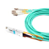 H3C QSFP-8LC-D-AOC-15M Compatible 15m (49ft) 40G QSFP+ to 8 LC Connector Active Optical Breakout Cable