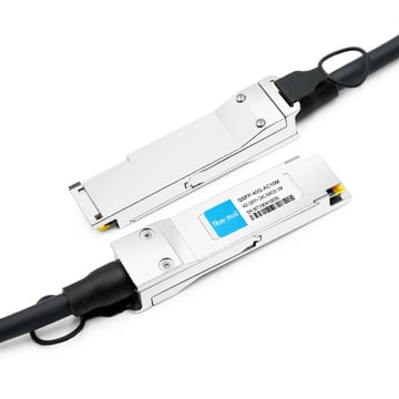 Extreme 40GB-C10-QSFP Compatível 10m (33 pés) 40G QSFP + para QSFP + Cabo de conexão direta de cobre ativo