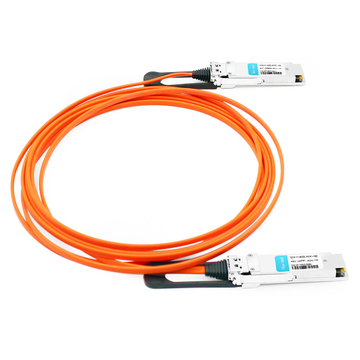 Câble optique actif Dell Force10 CBL-QSFP-40GE-1M compatible 1 m (3 pieds) 40G QSFP+ vers QSFP+