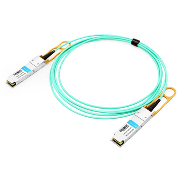 H3C QSFP-40G-D-AOC-50M Compatible 50m (164ft) 40G QSFP+ to QSFP+ Active Optical Cable