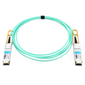 Dell AOC-QSFP-40G-100M Compatible 100m (328ft) 40G QDR QSFP+ to QSFP+ Active Optical Cable