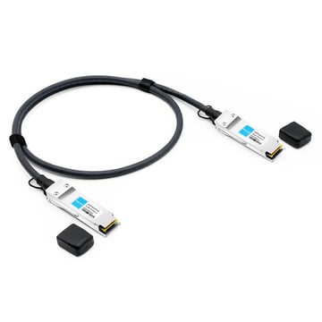 Совместимый с Dell 470-AAVR пассивный медный кабель прямого подключения длиной 1 м (3 фута) 40G QSFP+ для QSFP+
