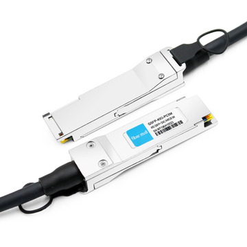 Brocade 40G-QSFP-C-0501 Cable de conexión directa de cobre pasivo compatible de 5 m (16 pies) 40G QSFP + a QSFP +