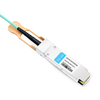 Brocade 100G-Q28-S28-AOC-0201 Compatible 2m (7ft) 100G QSFP28 to Four 25G SFP28 Active Optical Breakout Cable