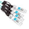 EdgeCore ET7402-25AOC-3M Compatible 3 m (10 pies) 100G QSFP28 a cuatro 25G SFP28 Cable de conexión óptica activa