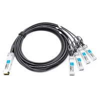 QSFP28-4SFP28-PC1M 1m (3ft) 100G QSFP28 to Four 25G SFP28 Copper Direct Attach Breakout Cable