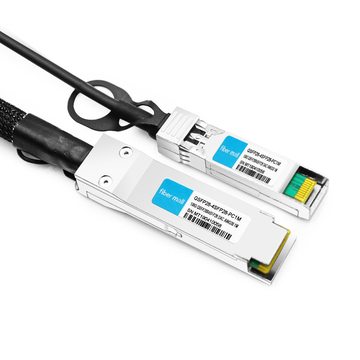 Arista Networks CAB-Q28-S28-1M Compatible 1m (3ft) 100G QSFP28 à quatre 25G SFP28 câble de dérivation en cuivre à fixation directe